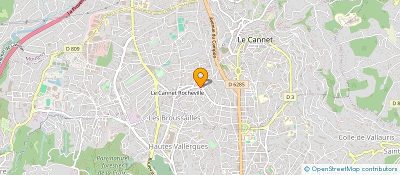 localisation de l'entreprise ACE AGENCEMENT à LE CANNET