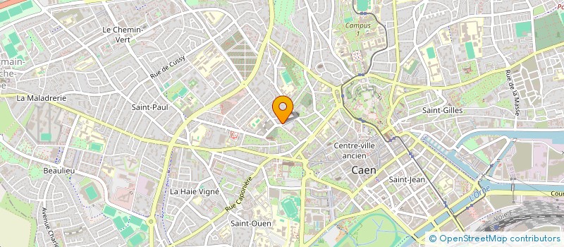 localisation de l'entreprise ACE - AMENAGEMENT CONSTRUCTION ENVIRONNEMENT à CAEN