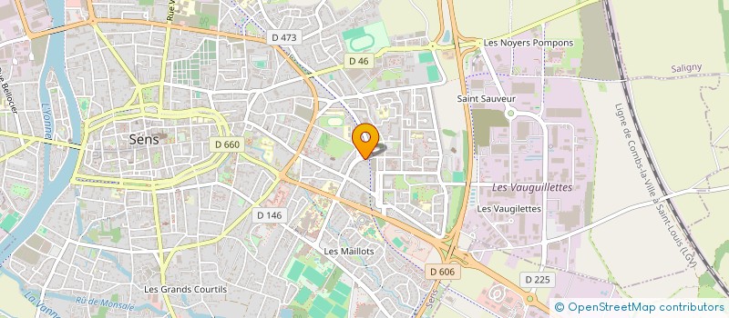 localisation de l'entreprise ACE BARBER à SENS