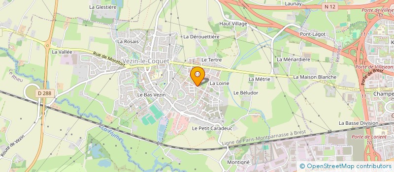 localisation de l'entreprise ACE BAT à VEZIN-LE-COQUET