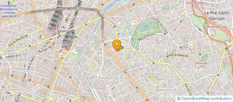 localisation de l'entreprise ACE BOLIVAR  PARIS