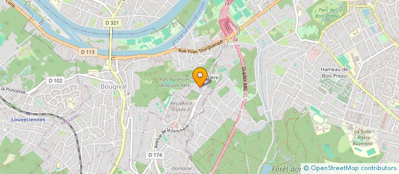 localisation de l'entreprise ACE CAPITAL  BOUGIVAL