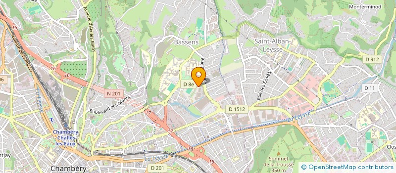 localisation de l'entreprise ACE CONSEIL  BASSENS