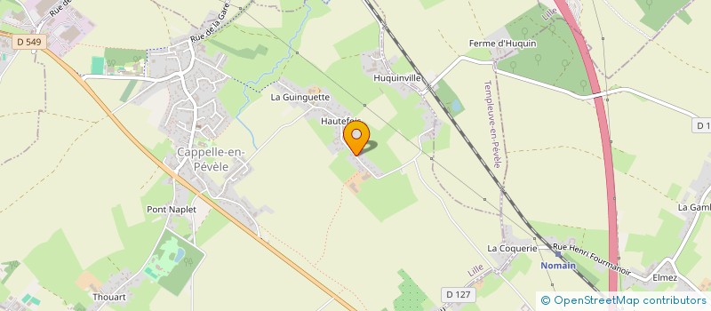 localisation de l'entreprise ACE COURTAGE  CAPPELLE-EN-PEVELE