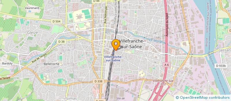 localisation de l'entreprise ACE DESIGN  VILLEFRANCHE-SUR-SAONE