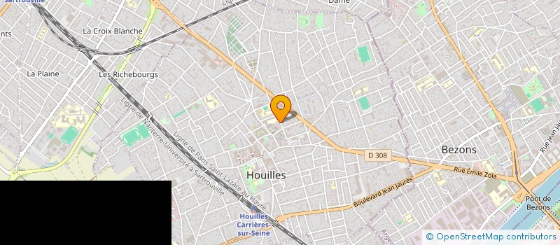 localisation de l'entreprise ACE DISTRIBUTION  HOUILLES