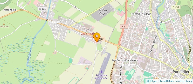 localisation de l'entreprise ACE DUARTE  HOUTAUD