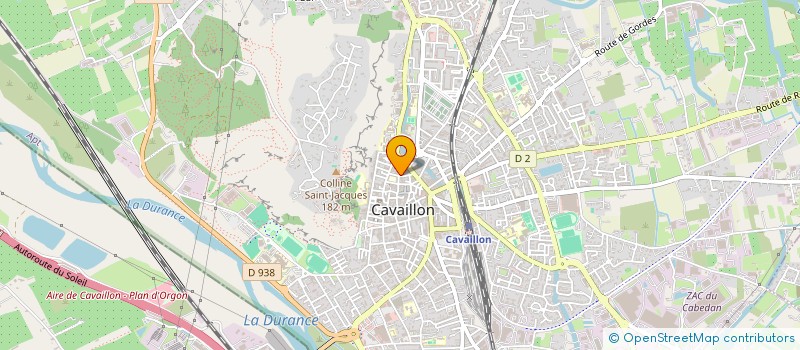 localisation de l'entreprise ACE ETANCHEITE à CAVAILLON