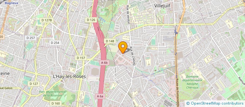 localisation de l'entreprise ACE EXECUTIVE à VILLEJUIF