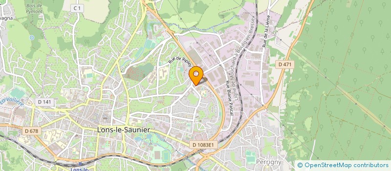 localisation de l'entreprise ACE FORMATION à LONS-LE-SAUNIER