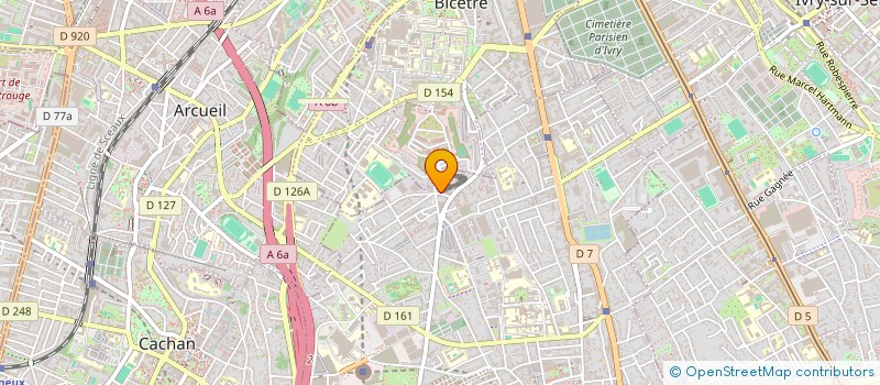 localisation de l'entreprise ACE FORWARD RACING à VILLEJUIF