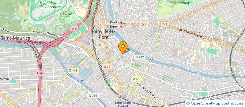 localisation de l'entreprise ACE GESCOM  JOINVILLE-LE-PONT