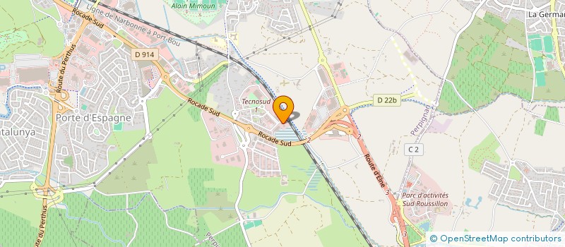 localisation de l'entreprise ACE GILLS ROBERT - AUDIT COMPTABILITE EXPERTISE - ACE4RSE  PERPIGNAN