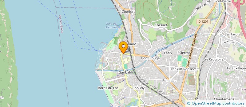 localisation de l'entreprise ACE GROUPEMENT FORESTIER  AIX-LES-BAINS