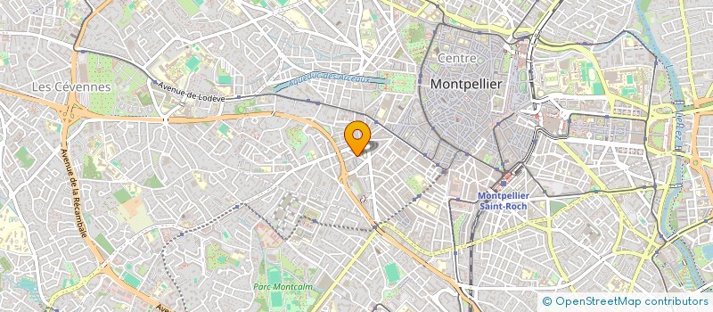 localisation de l'entreprise ACE IMMO  MONTPELLIER