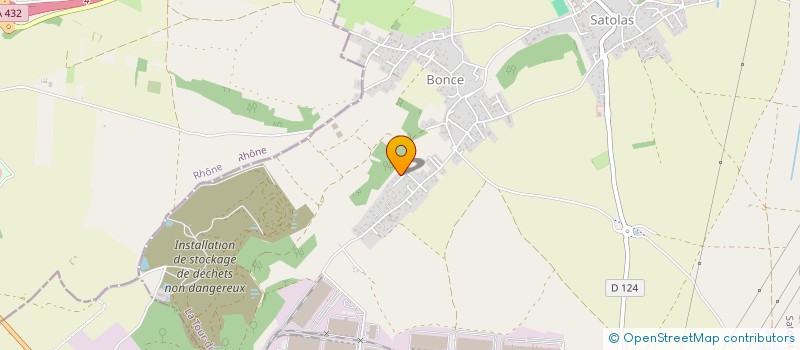 localisation de l'entreprise ACE IMMO  SATOLAS-ET-BONCE