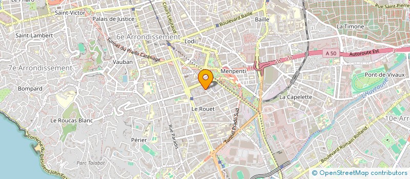 localisation de l'entreprise ACE INVESTMENT  MARSEILLE