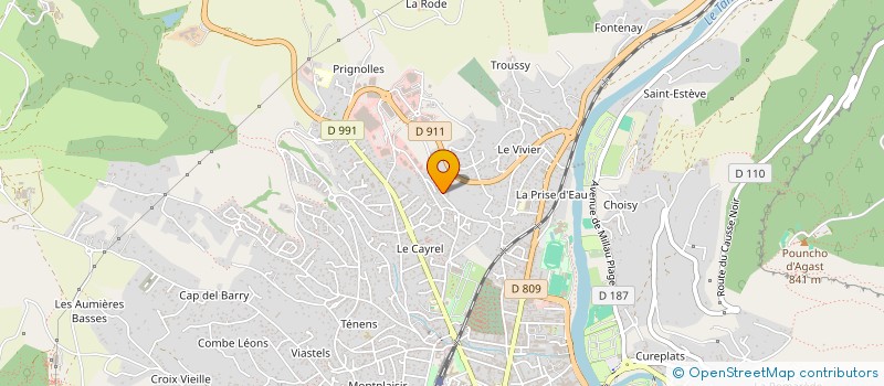localisation de l'entreprise ACE JAUDON SEBASTIEN à MILLAU