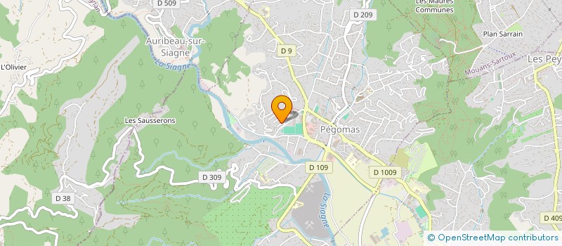 localisation de l'entreprise ACE LINE TENNIS PADEL PEGOMAS  PEGOMAS