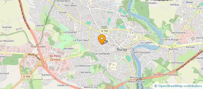localisation de l'entreprise ACE MANAGEMENT à AURAY