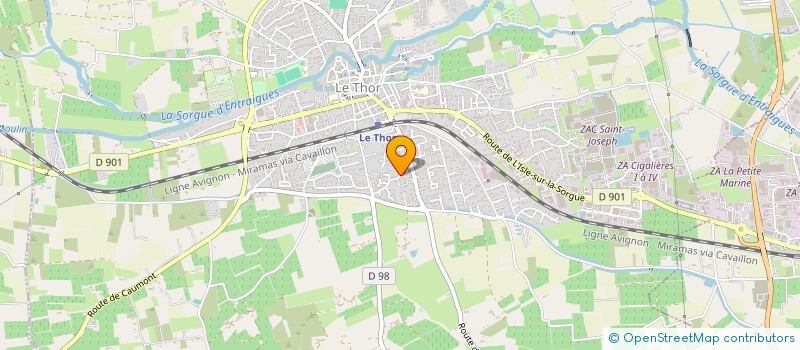 localisation de l'entreprise ACE MEDITERRANEE  LE THOR