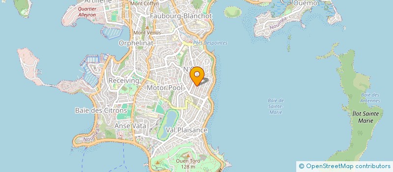 localisation de l'entreprise ACE NC à NOUMEA