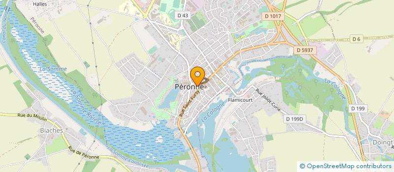 localisation de l'entreprise ACE OPTIC à PERONNE