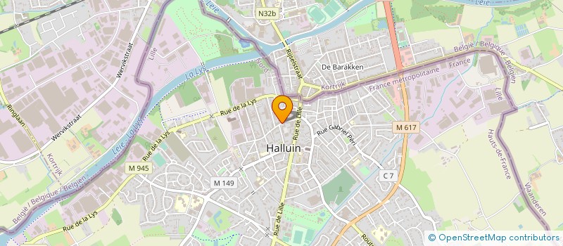localisation de l'entreprise ACE PACKAGING FRANCE à HALLUIN