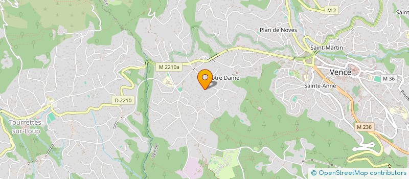 localisation de l'entreprise ACE PARTNERS  VENCE