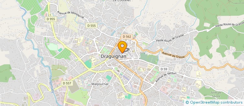localisation de l'entreprise ACE PRIMEURS à DRAGUIGNAN