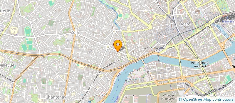 localisation de l'entreprise ACE RH à NANTES