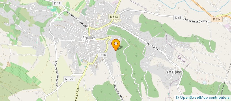localisation de l'entreprise ACE S.A.S.U. à EGUILLES