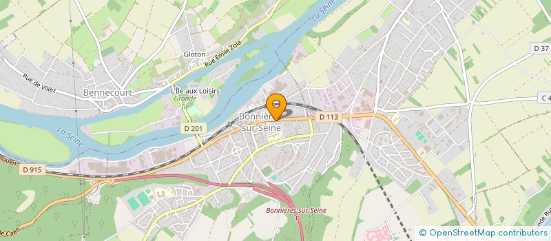 localisation de l'entreprise ACE-SERVI-COMM à BONNIERES-SUR-SEINE