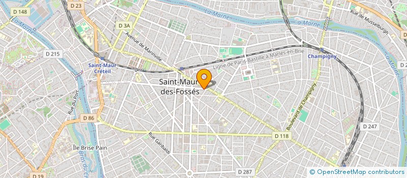 localisation de l'entreprise ACE SERVICES à SAINT-MAUR-DES-FOSSES