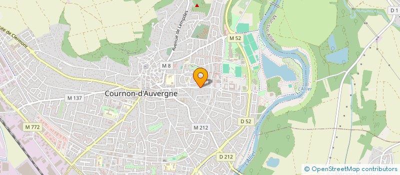 localisation de l'entreprise ACE-SN  PERIGNAT-SUR-ALLIER