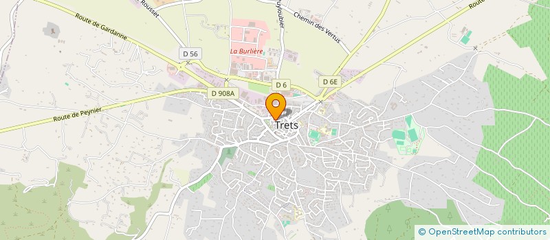 localisation de l'entreprise ACE SUD à TRETS