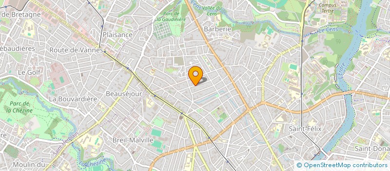 localisation de l'entreprise ACEA à NANTES