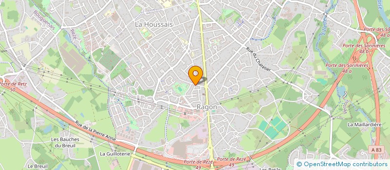 localisation de l'entreprise ACEA  REZE