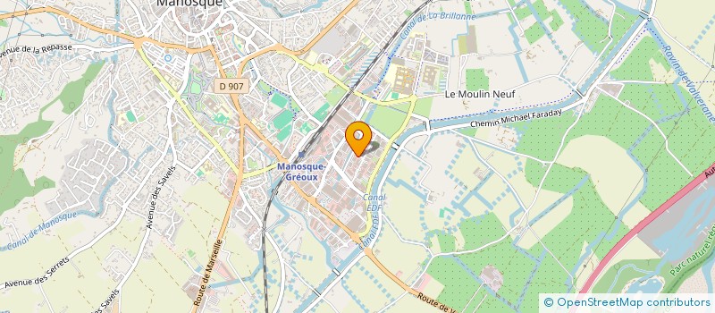 localisation de l'entreprise ACEA à MANOSQUE