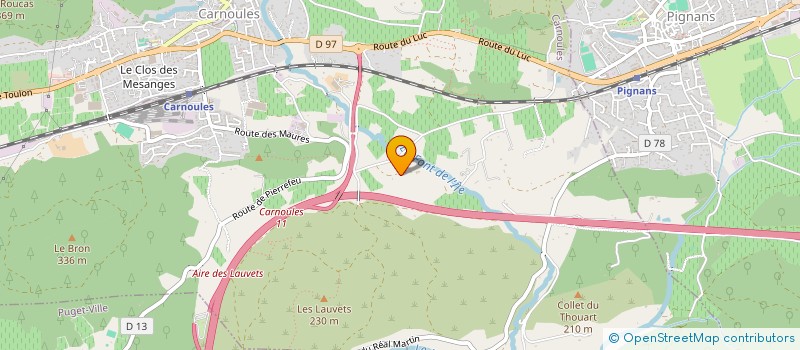 localisation de l'entreprise ACEA  CARNOULES