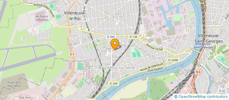 localisation de l'entreprise ACEA  ABLON-SUR-SEINE