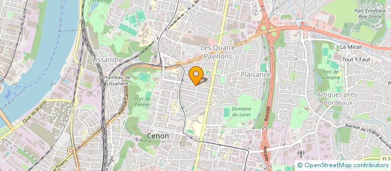 localisation de l'entreprise ACEA FRANCE  CENON