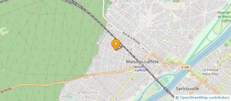 localisation de l'entreprise ACEB ELECTRONIQUE à MAISONS-LAFFITTE