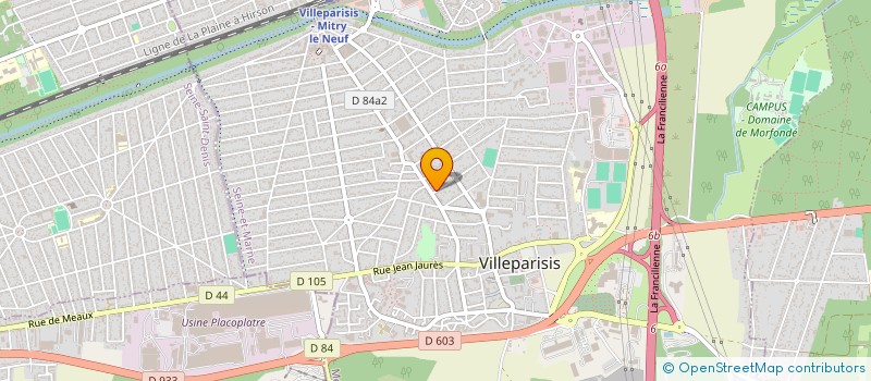 localisation de l'entreprise ACEBE  VILLEPARISIS