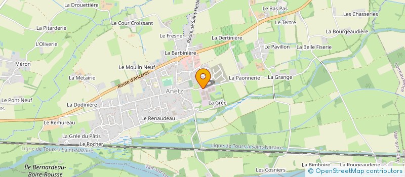 localisation de l'entreprise ACEBI à VAIR-SUR-LOIRE