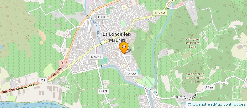 localisation de l'entreprise ACEBO 83 à LA LONDE-LES-MAURES