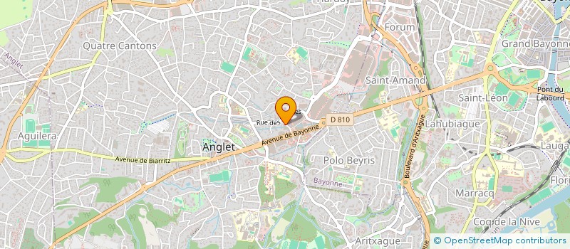 localisation de l'entreprise ACECCOBA  ANGLET