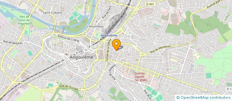 localisation de l'entreprise ACECOM à ANGOULEME