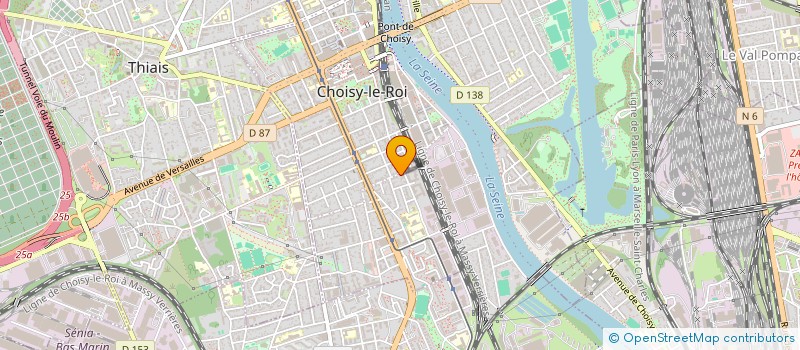 localisation de l'entreprise ACED à CHOISY-LE-ROI