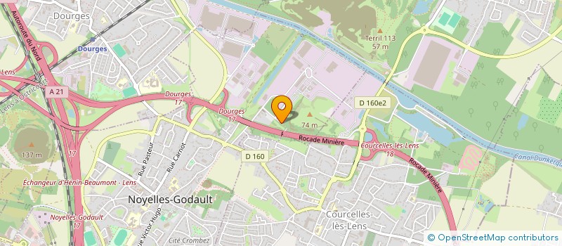 localisation de l'entreprise ACED METALLIA  NOYELLES-GODAULT